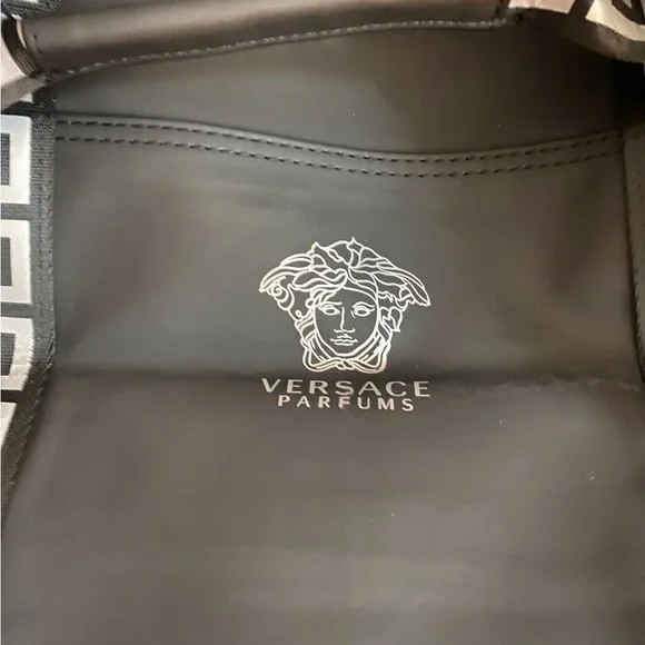 Versace Flame bundle gift set 6.7 cologne & huge weekend bag